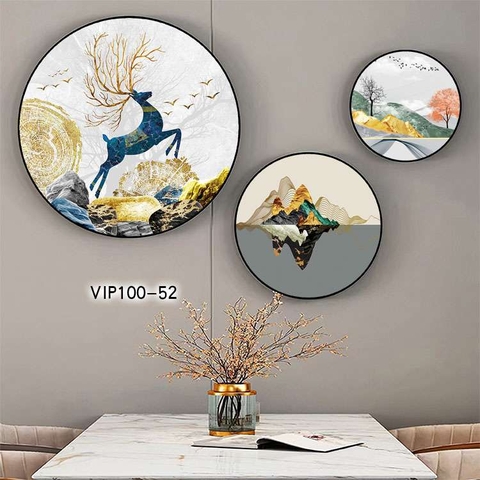 Bộ 3 Tranh Tròn Mới | Tranh Ngọc Việt - Đắk Lắk | Tranh Ngọc Việt - Xưởng Tranh Đẹp Buôn Ma Thuột (BMT) DakLak