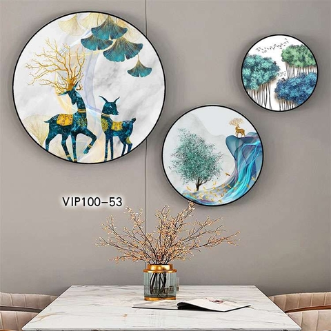Bộ 3 Tranh Tròn Mới | Tranh Ngọc Việt - Đắk Lắk | Tranh Ngọc Việt - Xưởng Tranh Đẹp Buôn Ma Thuột (BMT) DakLak