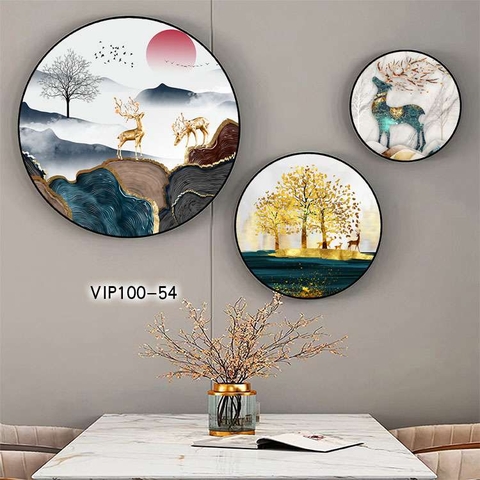 Bộ 3 Tranh Tròn Mới | Tranh Ngọc Việt - Đắk Lắk | Tranh Ngọc Việt - Xưởng Tranh Đẹp Buôn Ma Thuột (BMT) DakLak