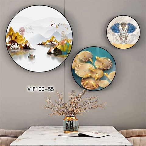 Bộ 3 Tranh Tròn Mới | Tranh Ngọc Việt - Đắk Lắk | Tranh Ngọc Việt - Xưởng Tranh Đẹp Buôn Ma Thuột (BMT) DakLak