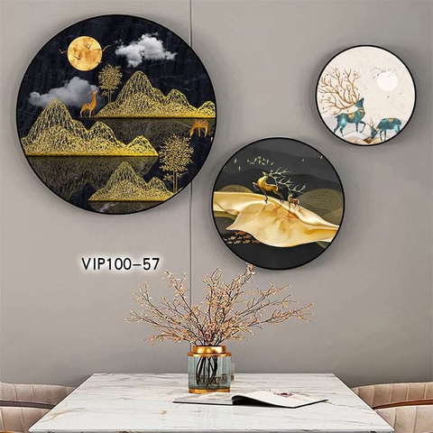 Bộ 3 Tranh Tròn Mới | Tranh Ngọc Việt - Đắk Lắk | Tranh Ngọc Việt - Xưởng Tranh Đẹp Buôn Ma Thuột (BMT) DakLak