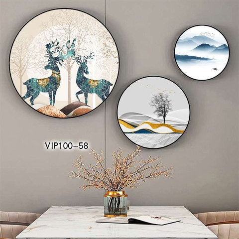 Bộ 3 Tranh Tròn Mới | Tranh Ngọc Việt - Đắk Lắk | Tranh Ngọc Việt - Xưởng Tranh Đẹp Buôn Ma Thuột (BMT) DakLak