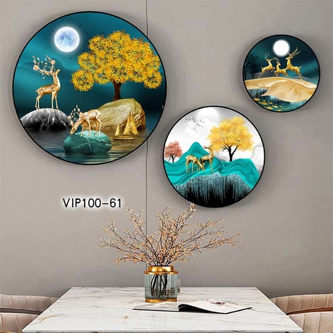 Bộ 3 Tranh Tròn Mới | Tranh Ngọc Việt - Đắk Lắk | Tranh Ngọc Việt - Xưởng Tranh Đẹp Buôn Ma Thuột (BMT) DakLak