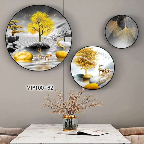 Bộ 3 Tranh Tròn Mới | Tranh Ngọc Việt - Đắk Lắk | Tranh Ngọc Việt - Xưởng Tranh Đẹp Buôn Ma Thuột (BMT) DakLak