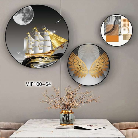 Bộ 3 Tranh Tròn Mới | Tranh Ngọc Việt - Đắk Lắk | Tranh Ngọc Việt - Xưởng Tranh Đẹp Buôn Ma Thuột (BMT) DakLak