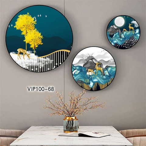 Bộ 3 Tranh Tròn Mới | Tranh Ngọc Việt - Đắk Lắk | Tranh Ngọc Việt - Xưởng Tranh Đẹp Buôn Ma Thuột (BMT) DakLak