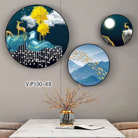 Bộ 3 Tranh Tròn Mới | Tranh Ngọc Việt - Đắk Lắk | Tranh Ngọc Việt - Xưởng Tranh Đẹp Buôn Ma Thuột (BMT) DakLak