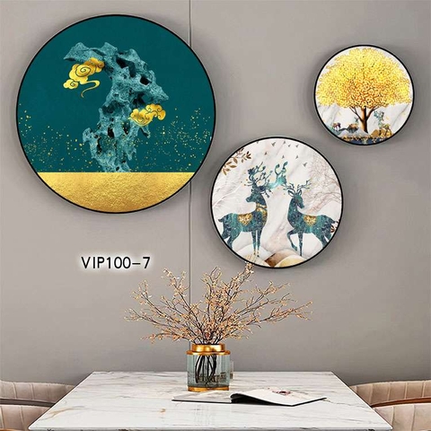 Bộ 3 Tranh Tròn Mới | Tranh Ngọc Việt - Đắk Lắk | Tranh Ngọc Việt - Xưởng Tranh Đẹp Buôn Ma Thuột (BMT) DakLak