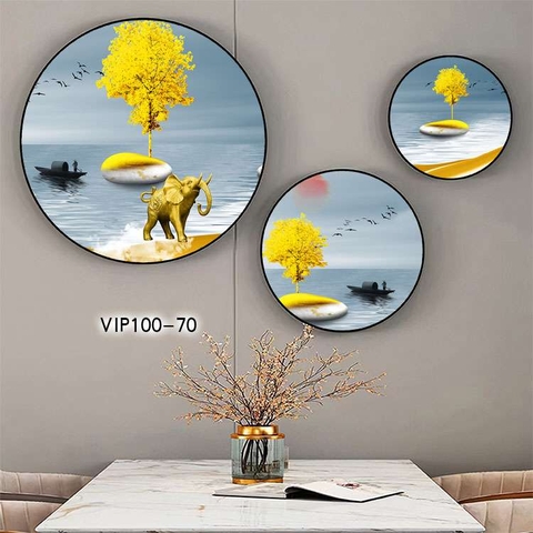 Bộ 3 Tranh Tròn Mới | Tranh Ngọc Việt - Đắk Lắk | Tranh Ngọc Việt - Xưởng Tranh Đẹp Buôn Ma Thuột (BMT) DakLak