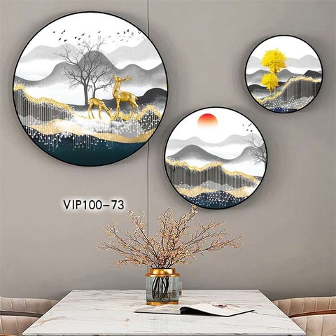 Bộ 3 Tranh Tròn Mới | Tranh Ngọc Việt - Đắk Lắk | Tranh Ngọc Việt - Xưởng Tranh Đẹp Buôn Ma Thuột (BMT) DakLak