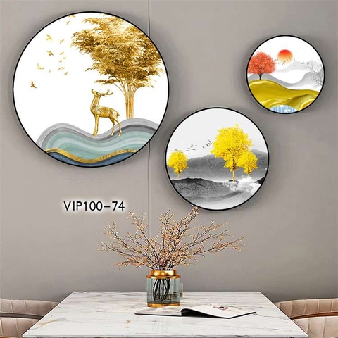 Bộ 3 Tranh Tròn Mới | Tranh Ngọc Việt - Đắk Lắk | Tranh Ngọc Việt - Xưởng Tranh Đẹp Buôn Ma Thuột (BMT) DakLak