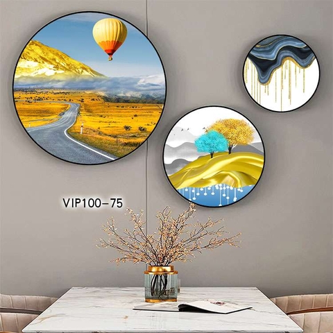 Bộ 3 Tranh Tròn Mới | Tranh Ngọc Việt - Đắk Lắk | Tranh Ngọc Việt - Xưởng Tranh Đẹp Buôn Ma Thuột (BMT) DakLak