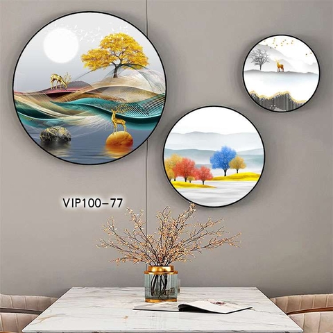 Bộ 3 Tranh Tròn Mới | Tranh Ngọc Việt - Đắk Lắk | Tranh Ngọc Việt - Xưởng Tranh Đẹp Buôn Ma Thuột (BMT) DakLak