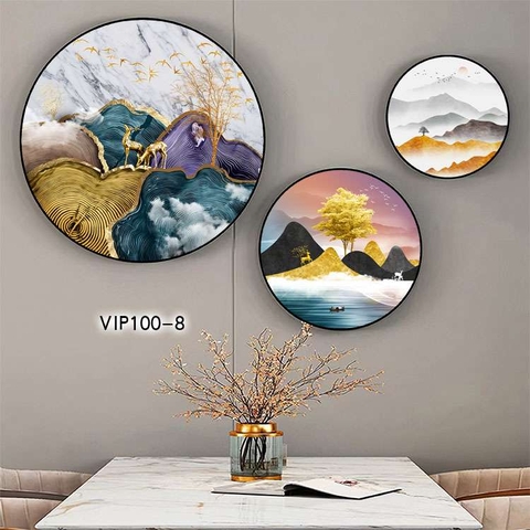 Bộ 3 Tranh Tròn Mới | Tranh Ngọc Việt - Đắk Lắk | Tranh Ngọc Việt - Xưởng Tranh Đẹp Buôn Ma Thuột (BMT) DakLak