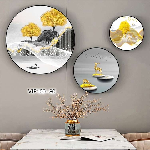 Bộ 3 Tranh Tròn Mới | Tranh Ngọc Việt - Đắk Lắk | Tranh Ngọc Việt - Xưởng Tranh Đẹp Buôn Ma Thuột (BMT) DakLak