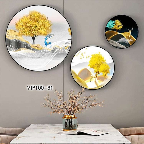 Bộ 3 Tranh Tròn Mới | Tranh Ngọc Việt - Đắk Lắk | Tranh Ngọc Việt - Xưởng Tranh Đẹp Buôn Ma Thuột (BMT) DakLak