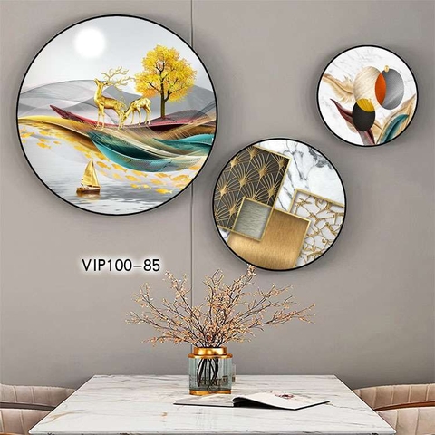 Bộ 3 Tranh Tròn Mới | Tranh Ngọc Việt - Đắk Lắk | Tranh Ngọc Việt - Xưởng Tranh Đẹp Buôn Ma Thuột (BMT) DakLak