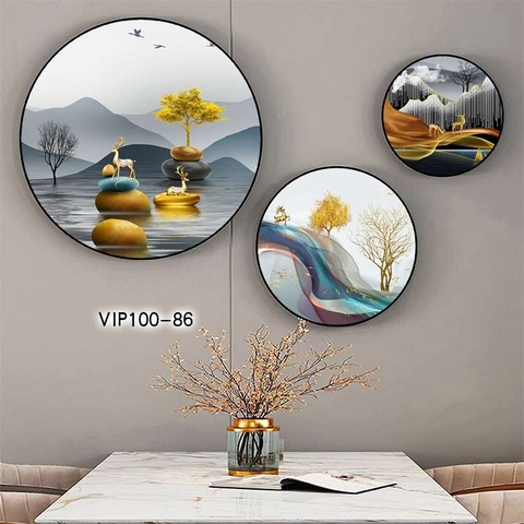 Bộ 3 Tranh Tròn Mới | Tranh Ngọc Việt - Đắk Lắk | Tranh Ngọc Việt - Xưởng Tranh Đẹp Buôn Ma Thuột (BMT) DakLak