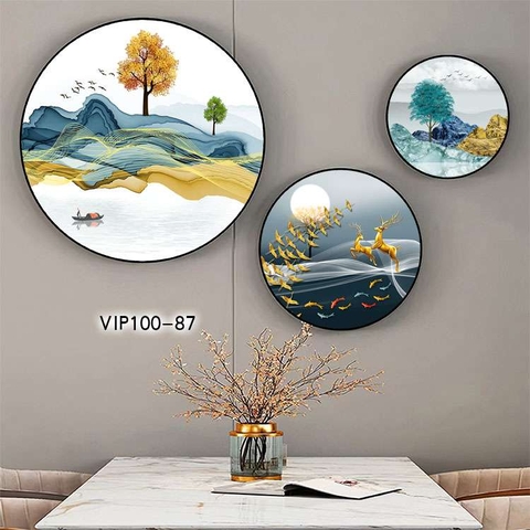 Bộ 3 Tranh Tròn Mới | Tranh Ngọc Việt - Đắk Lắk | Tranh Ngọc Việt - Xưởng Tranh Đẹp Buôn Ma Thuột (BMT) DakLak