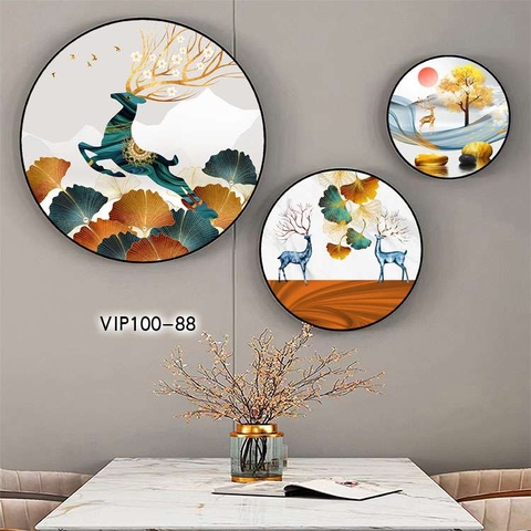 Bộ 3 Tranh Tròn Mới | Tranh Ngọc Việt - Đắk Lắk | Tranh Ngọc Việt - Xưởng Tranh Đẹp Buôn Ma Thuột (BMT) DakLak
