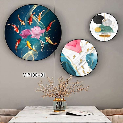 Bộ 3 Tranh Tròn Mới | Tranh Ngọc Việt - Đắk Lắk | Tranh Ngọc Việt - Xưởng Tranh Đẹp Buôn Ma Thuột (BMT) DakLak