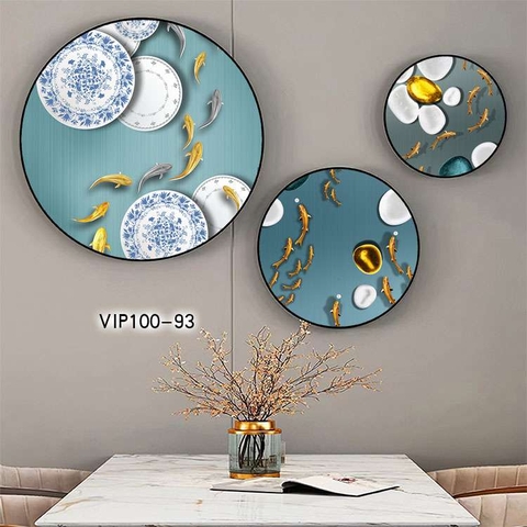 Bộ 3 Tranh Tròn Mới | Tranh Ngọc Việt - Đắk Lắk | Tranh Ngọc Việt - Xưởng Tranh Đẹp Buôn Ma Thuột (BMT) DakLak