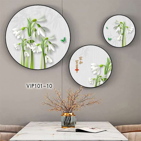 Bộ 3 Tranh Tròn Mới | Tranh Ngọc Việt - Đắk Lắk | Tranh Ngọc Việt - Xưởng Tranh Đẹp Buôn Ma Thuột (BMT) DakLak