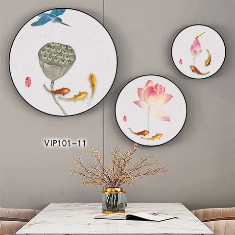 Bộ 3 Tranh Tròn Mới | Tranh Ngọc Việt - Đắk Lắk | Tranh Ngọc Việt - Xưởng Tranh Đẹp Buôn Ma Thuột (BMT) DakLak