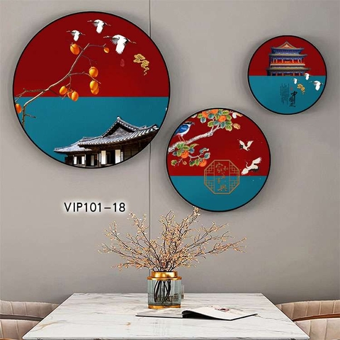 Bộ 3 Tranh Tròn Mới | Tranh Ngọc Việt - Đắk Lắk | Tranh Ngọc Việt - Xưởng Tranh Đẹp Buôn Ma Thuột (BMT) DakLak