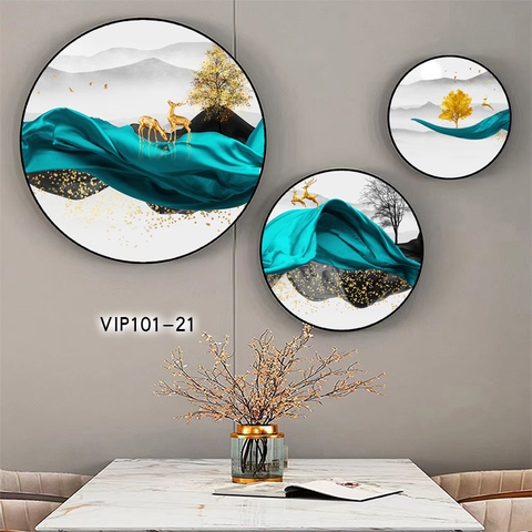 Bộ 3 Tranh Tròn Mới | Tranh Ngọc Việt - Đắk Lắk | Tranh Ngọc Việt - Xưởng Tranh Đẹp Buôn Ma Thuột (BMT) DakLak