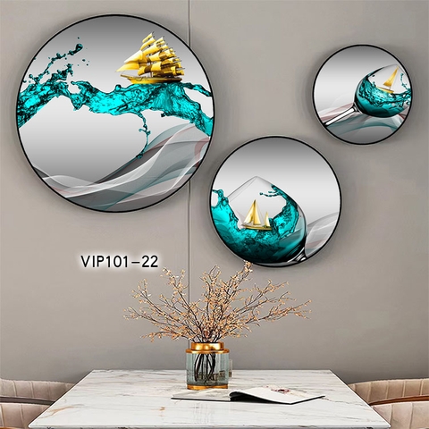 Bộ 3 Tranh Tròn Mới | Tranh Ngọc Việt - Đắk Lắk | Tranh Ngọc Việt - Xưởng Tranh Đẹp Buôn Ma Thuột (BMT) DakLak