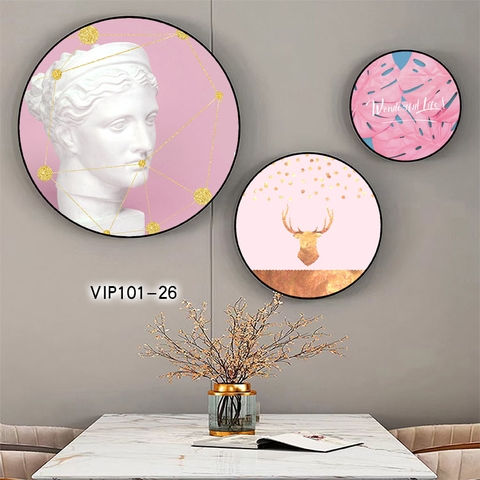 Bộ 3 Tranh Tròn Mới | Tranh Ngọc Việt - Đắk Lắk | Tranh Ngọc Việt - Xưởng Tranh Đẹp Buôn Ma Thuột (BMT) DakLak