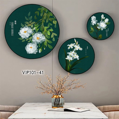 Bộ 3 Tranh Tròn Mới | Tranh Ngọc Việt - Đắk Lắk | Tranh Ngọc Việt - Xưởng Tranh Đẹp Buôn Ma Thuột (BMT) DakLak