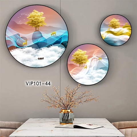 Bộ 3 Tranh Tròn Mới | Tranh Ngọc Việt - Đắk Lắk | Tranh Ngọc Việt - Xưởng Tranh Đẹp Buôn Ma Thuột (BMT) DakLak