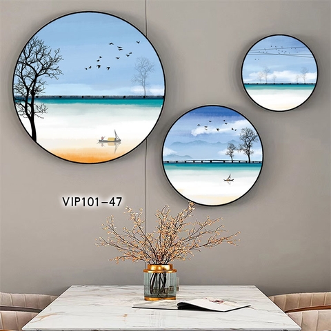 Bộ 3 Tranh Tròn Mới | Tranh Ngọc Việt - Đắk Lắk | Tranh Ngọc Việt - Xưởng Tranh Đẹp Buôn Ma Thuột (BMT) DakLak