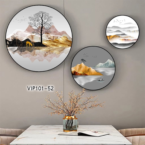 Bộ 3 Tranh Tròn Mới | Tranh Ngọc Việt - Đắk Lắk | Tranh Ngọc Việt - Xưởng Tranh Đẹp Buôn Ma Thuột (BMT) DakLak