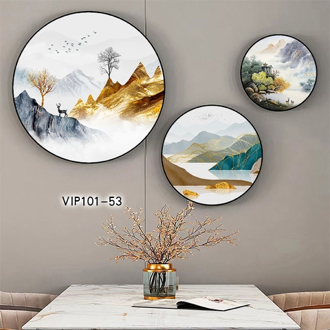 Bộ 3 Tranh Tròn Mới | Tranh Ngọc Việt - Đắk Lắk | Tranh Ngọc Việt - Xưởng Tranh Đẹp Buôn Ma Thuột (BMT) DakLak