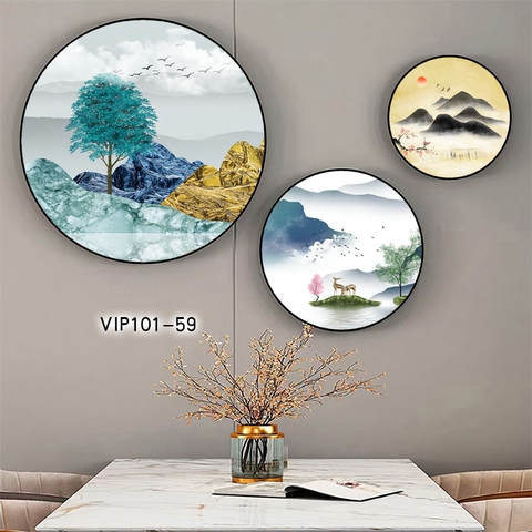 Bộ 3 Tranh Tròn Mới | Tranh Ngọc Việt - Đắk Lắk | Tranh Ngọc Việt - Xưởng Tranh Đẹp Buôn Ma Thuột (BMT) DakLak