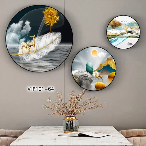 Bộ 3 Tranh Tròn Mới | Tranh Ngọc Việt - Đắk Lắk | Tranh Ngọc Việt - Xưởng Tranh Đẹp Buôn Ma Thuột (BMT) DakLak