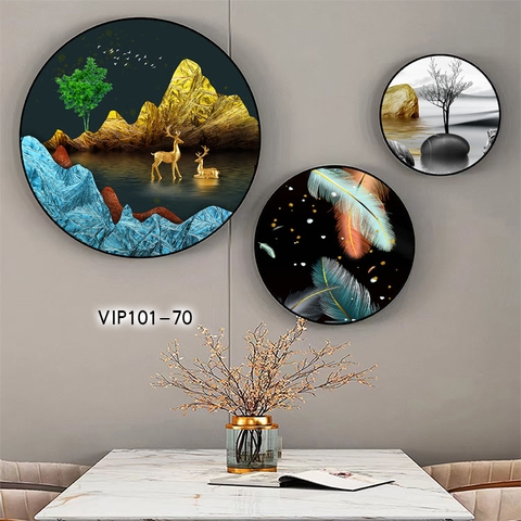 Bộ 3 Tranh Tròn Mới | Tranh Ngọc Việt - Đắk Lắk | Tranh Ngọc Việt - Xưởng Tranh Đẹp Buôn Ma Thuột (BMT) DakLak
