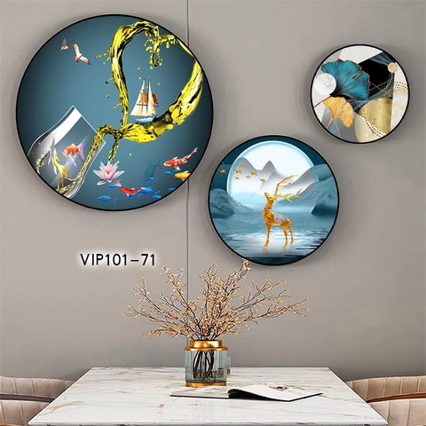 Bộ 3 Tranh Tròn Mới | Tranh Ngọc Việt - Đắk Lắk | Tranh Ngọc Việt - Xưởng Tranh Đẹp Buôn Ma Thuột (BMT) DakLak