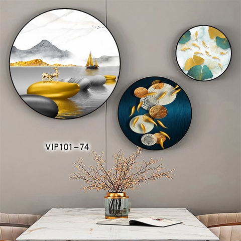 Bộ 3 Tranh Tròn Mới | Tranh Ngọc Việt - Đắk Lắk | Tranh Ngọc Việt - Xưởng Tranh Đẹp Buôn Ma Thuột (BMT) DakLak