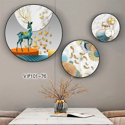 Bộ 3 Tranh Tròn Mới | Tranh Ngọc Việt - Đắk Lắk | Tranh Ngọc Việt - Xưởng Tranh Đẹp Buôn Ma Thuột (BMT) DakLak