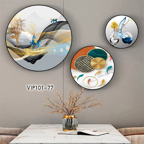 Bộ 3 Tranh Tròn Mới | Tranh Ngọc Việt - Đắk Lắk | Tranh Ngọc Việt - Xưởng Tranh Đẹp Buôn Ma Thuột (BMT) DakLak