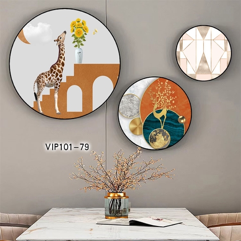 Bộ 3 Tranh Tròn Mới | Tranh Ngọc Việt - Đắk Lắk | Tranh Ngọc Việt - Xưởng Tranh Đẹp Buôn Ma Thuột (BMT) DakLak