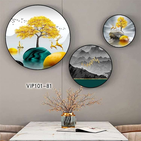 Bộ 3 Tranh Tròn Mới | Tranh Ngọc Việt - Đắk Lắk | Tranh Ngọc Việt - Xưởng Tranh Đẹp Buôn Ma Thuột (BMT) DakLak