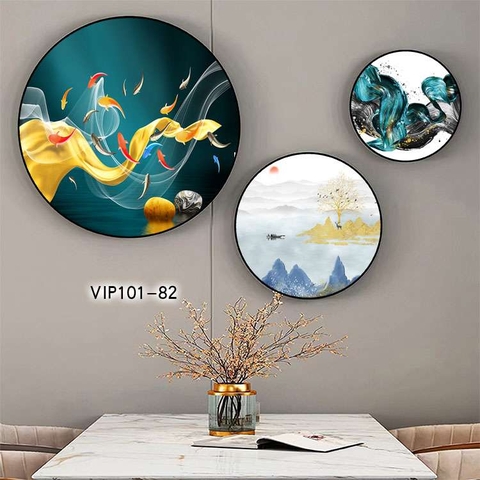 Bộ 3 Tranh Tròn Mới | Tranh Ngọc Việt - Đắk Lắk | Tranh Ngọc Việt - Xưởng Tranh Đẹp Buôn Ma Thuột (BMT) DakLak