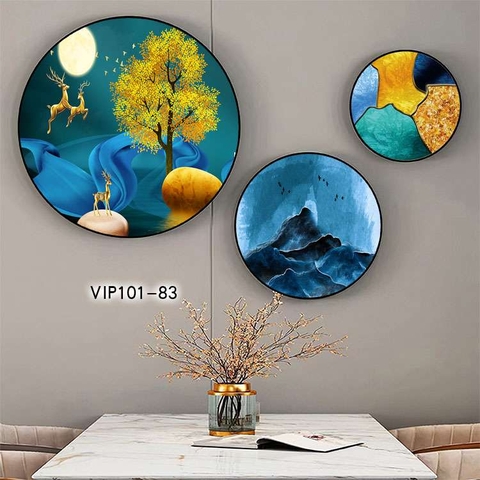 Bộ 3 Tranh Tròn Mới | Tranh Ngọc Việt - Đắk Lắk | Tranh Ngọc Việt - Xưởng Tranh Đẹp Buôn Ma Thuột (BMT) DakLak