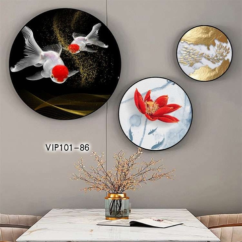 Bộ 3 Tranh Tròn Mới | Tranh Ngọc Việt - Đắk Lắk | Tranh Ngọc Việt - Xưởng Tranh Đẹp Buôn Ma Thuột (BMT) DakLak