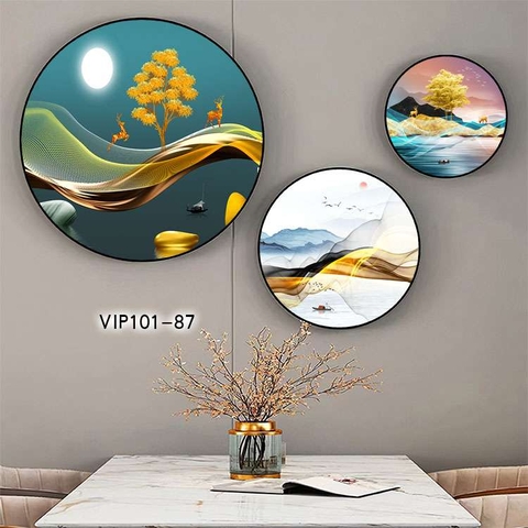 Bộ 3 Tranh Tròn Mới | Tranh Ngọc Việt - Đắk Lắk | Tranh Ngọc Việt - Xưởng Tranh Đẹp Buôn Ma Thuột (BMT) DakLak